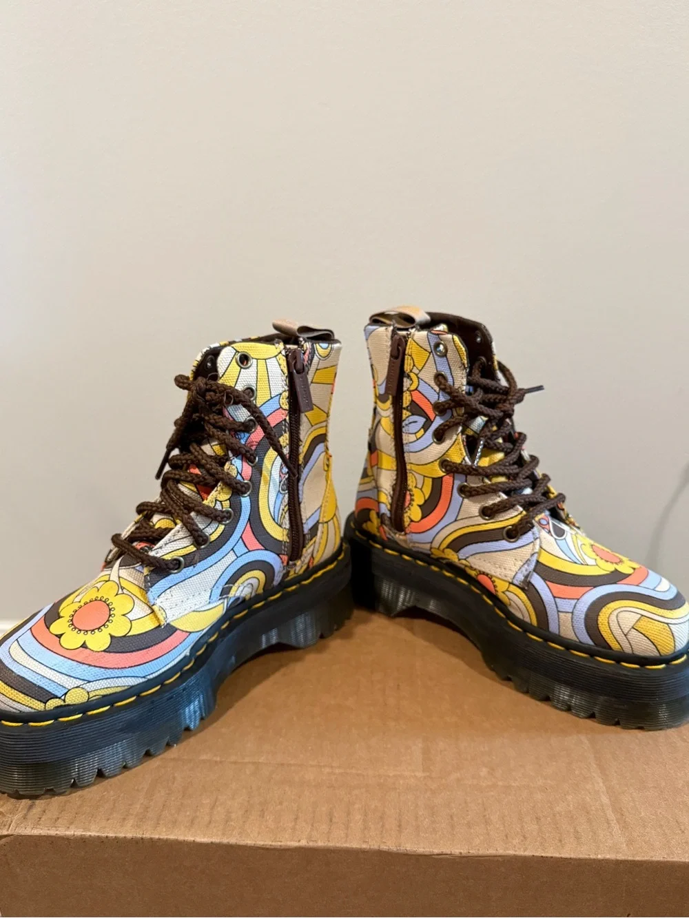 Dr. Martens bold floral